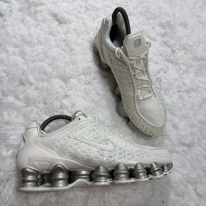NIKE SHOX TI Women's Size 9 White Ivory 2025 Sneakers Athletic Shoes AR3566-103